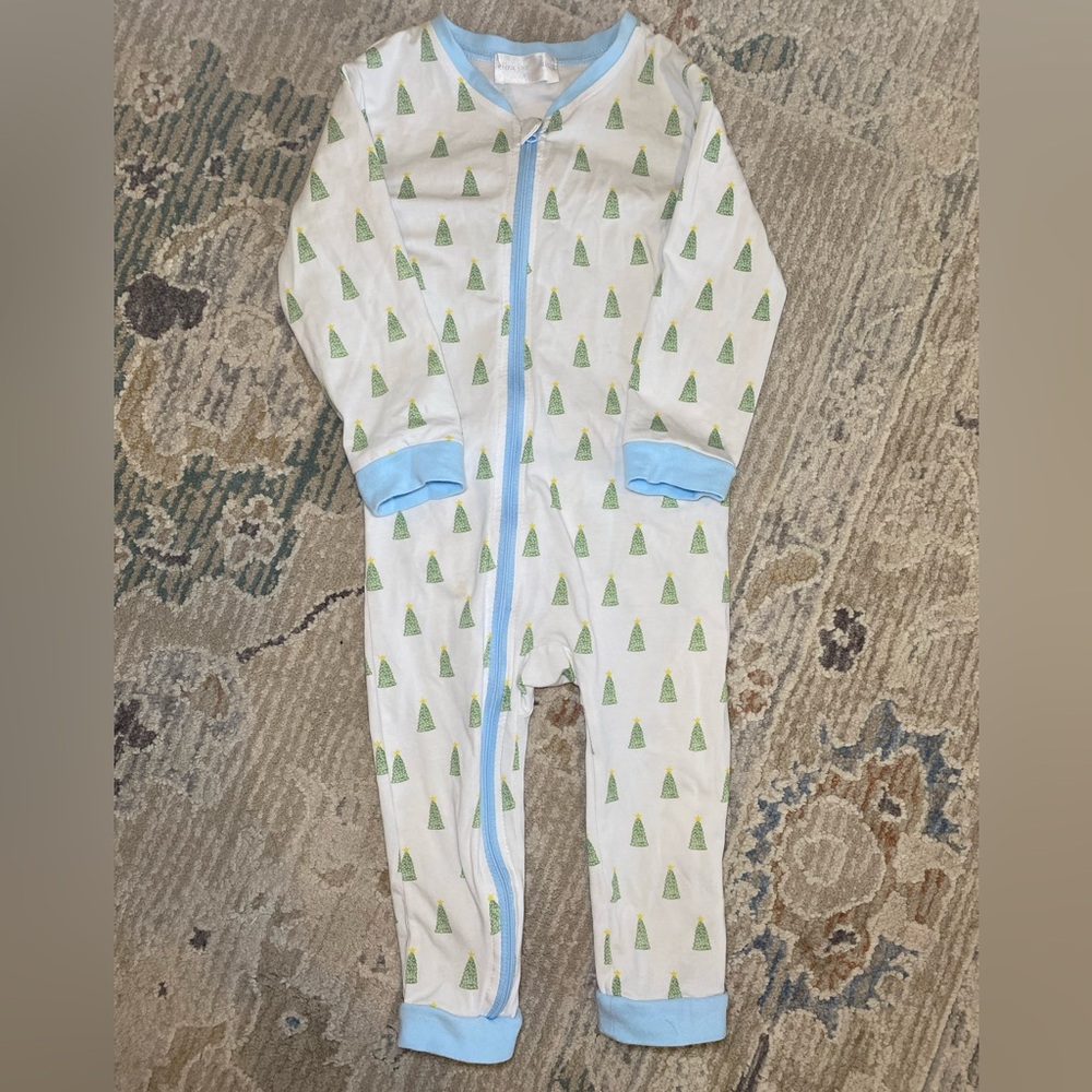 Cecil and Lou Christmas tree pajamas, 3T